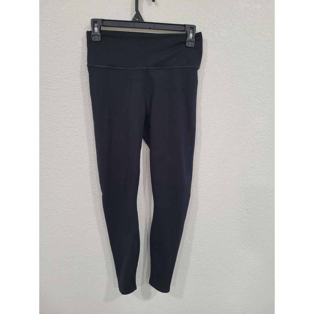Fabletics PowerHold Womens Black High Waisted Compression Leggings M Active #P